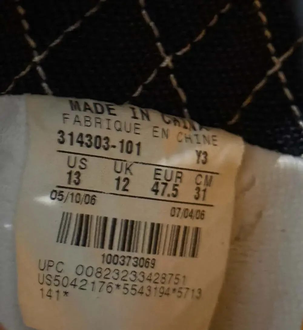 Air Jordan 21 PE 'White Black' OG Sneakers 314303-101 used 1x Sz 13 no box